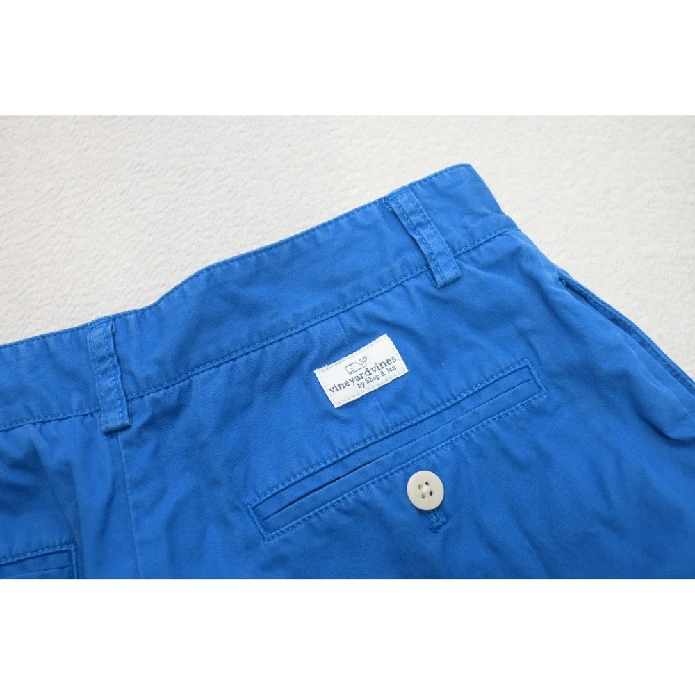 Vineyard Vines Club Short Mens Size 28 Blue Cotton Twill Preppy Excellent
